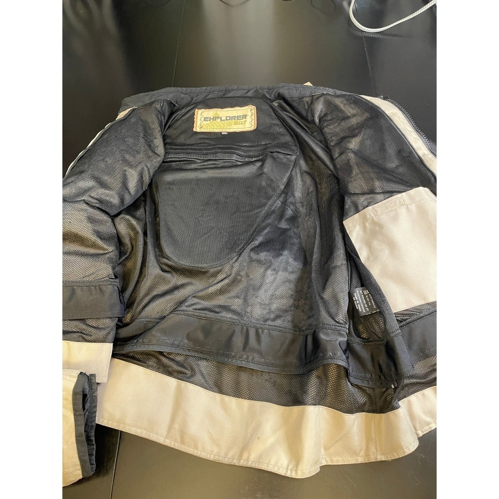 BILT Explorer Air Mesh Motorcycle Jacket & Pants Suit Set Men's 3XL / 40W Tan - Picture 4 of 13